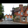 The village of Abinger Hammer, which presumably gets its name from the blacksmith figure on that clo...