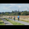 The cycle route into Exeter.
