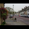 Cricklade. The little "no entry" signs on either side of the side road are lit up from ins...