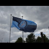 The flag of Wycombe Wanderers.