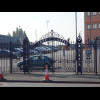 Gates commemorating the player Jeff Astle. I wonder whether they came from the place immediately acr...