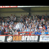 Away supporters, with their sharks.