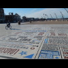 In front of Blackpool Tower is this expanse of comedy catchphrases.