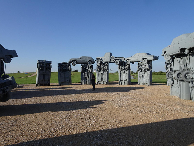 The construction took a week and Carhenge was dedicated on the Summer Solstice in 1987.