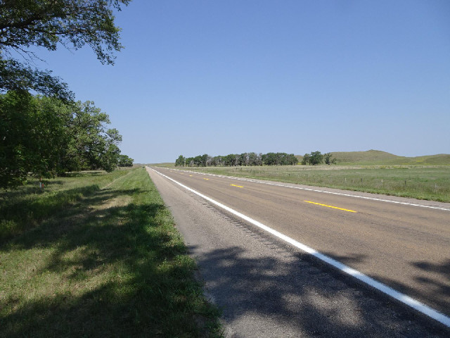 This stretch of the road was so quiet that I had to check my GPS to make sure I hadn't gone the wron...