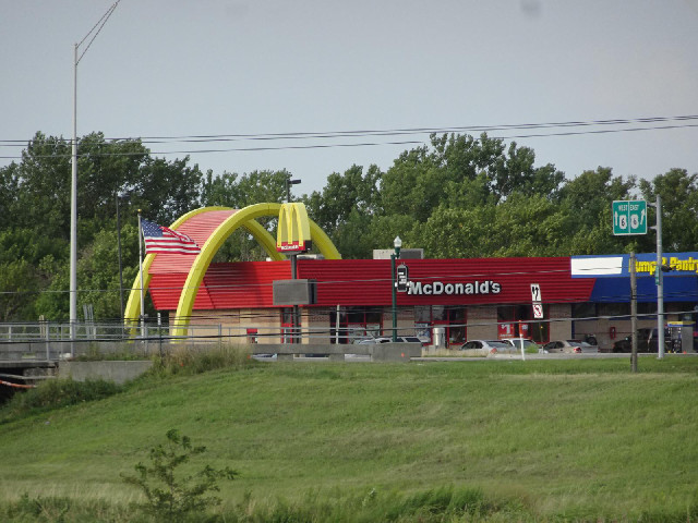 A McDonald's with real arches.