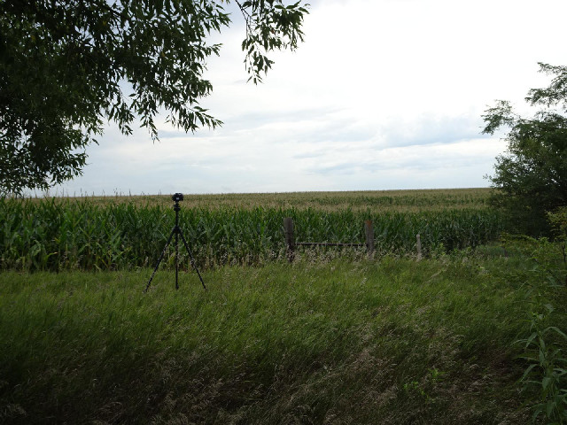 That's strange. I've found this camera just standing on its own pointing at a field.