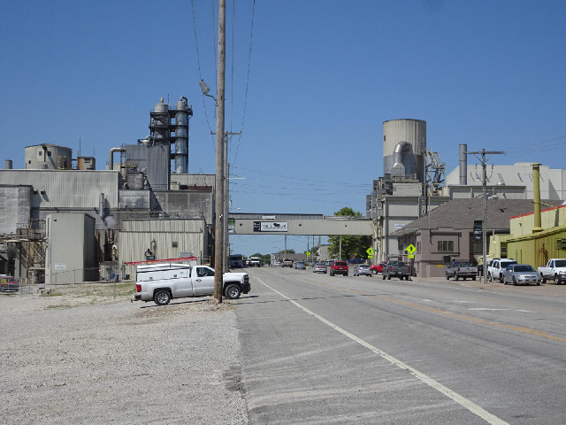 A vodka distillery.