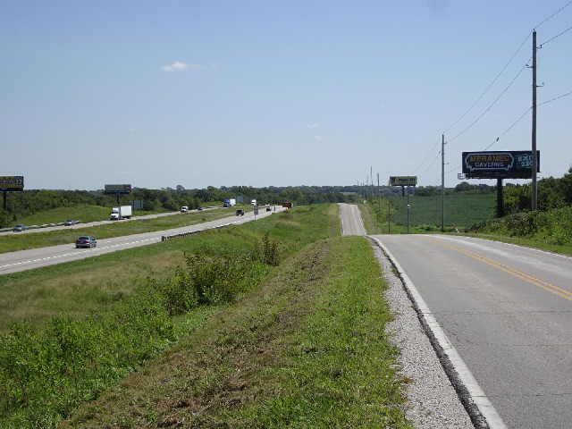 Unlike the Interstate though, my road has all these little hills. The gear shifters get a lot of use...