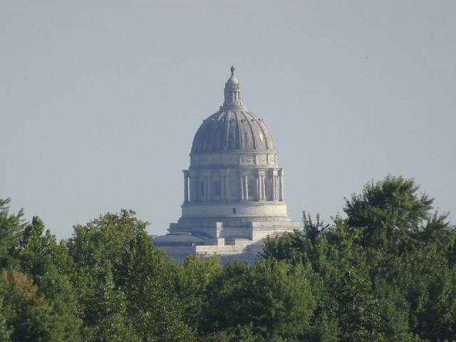 The Missouri State Capitol, near my destination for today.