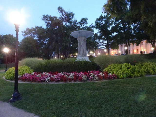 In the grounds of the Capitol.