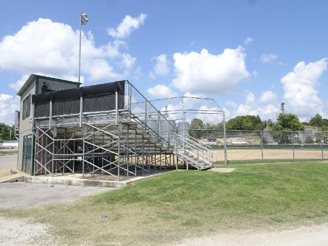 A baseball ground.