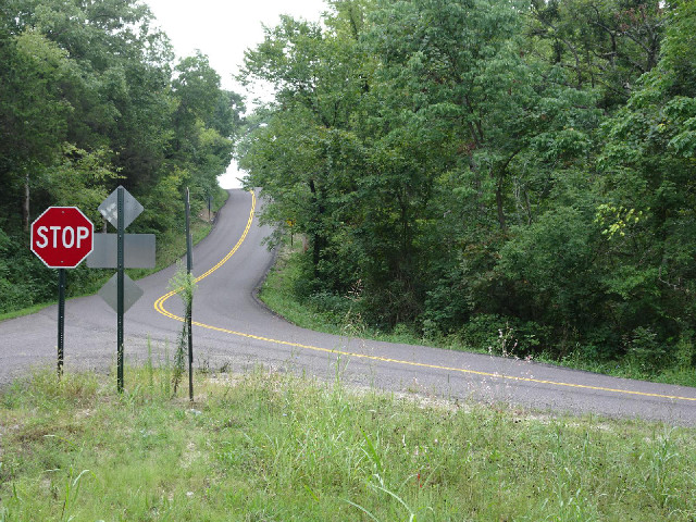 Another example of a hilly road.