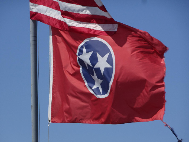 I always think the flag of Tennessee looks like a bowling ball. I didn't actually realise I had chan...