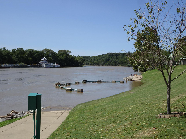 The Cumberland River is higher than normal.