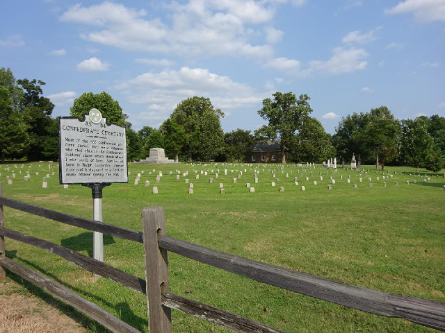 A civil war cemetery.