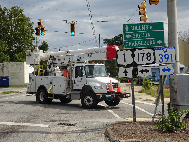 I have seen a lot of there vehicles in action today, repairing power cables damaged by the storm. Al...