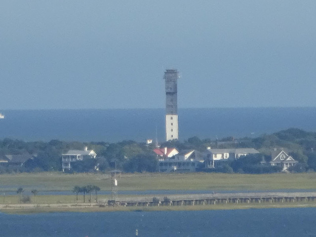 The Sullivan's Island Lighthouse, near to were my trip will end tomorrow.