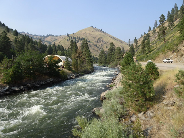 The river at Banks.