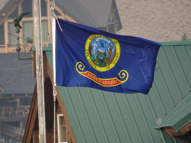 The flag of Idaho.