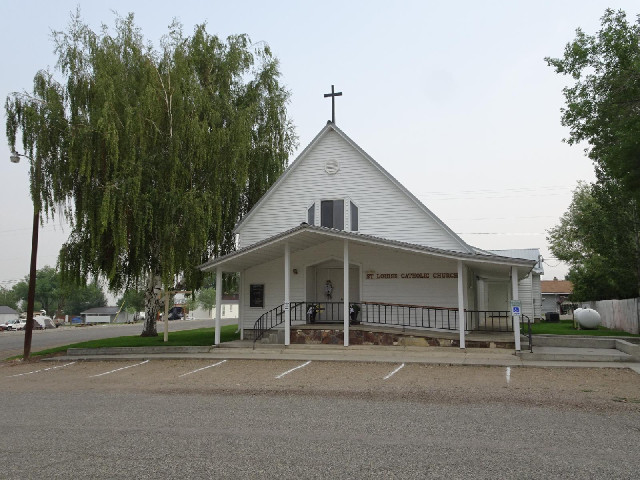 A church.