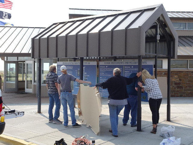 It looks like the new boards give information from the weather monitoring equipment on the mast whic...