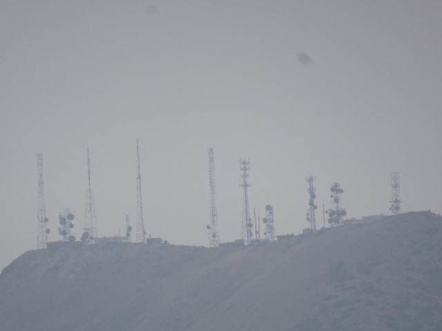It's a popular place for antennas.