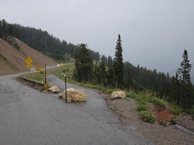 On this side of the pass, I have the choice of the road or this path on the right. I was leaning tow...