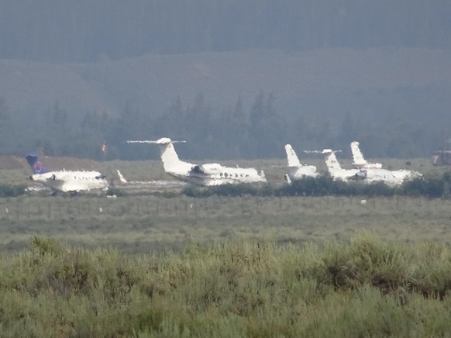Jackson Hole Airport, the site of Sandra Bullock's plane crash in 2000.