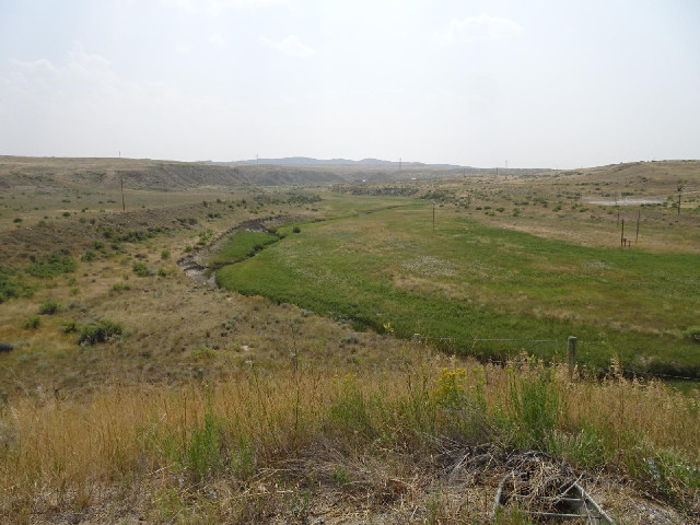 The upper reaches of the Powder River.
