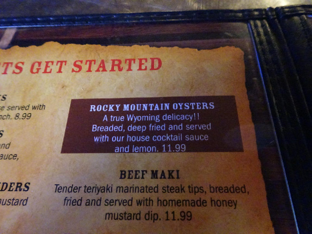 I've seen rocky mountain oysters advertised for a few days but I've only just remembered what they a...
