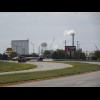 Industry. The silos on the left belong to a sugar company.