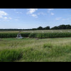 A corn irrigator.