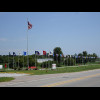 Seward's Parade of Flags. The ones in the near corner are the flags of the various armed forces. I d...
