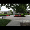 The museum courtyard.