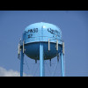 A water tower.