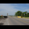 The Illinois end of the bridge.