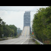 The Shawneetown bridge, which will take me across the Ohio river, the last of the three big rivers. ...