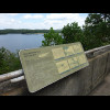 How Watts Bar Dam Has Changed: the sign has become so cracked that it's unreadable and trees have gr...