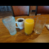 Denny's had the size of portions that I expect of America, which aren't what I have always been actu...