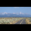 The Grand Tetons, seen from the bike path.