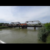 The back end of the same train crossing the North Platte River.