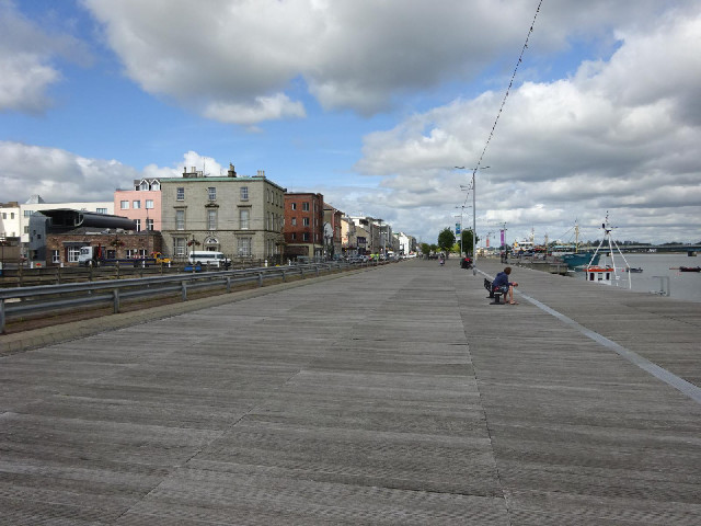 Wexford has a remarkably wide promenade.