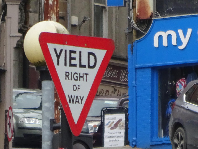 Ireland feels so much like Britain that I'm sometimes getting confused by the distances on signs not...