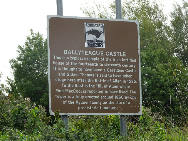 This sign was next to the canal nearly a mile away from the Castle. As I understand it, the tower sh...