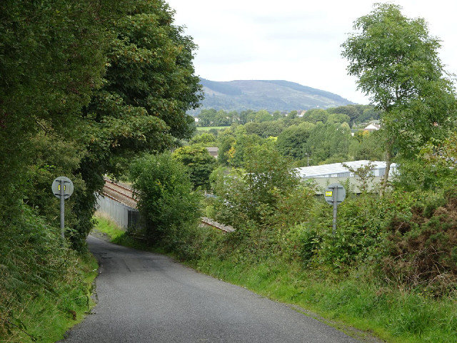 The final border crossing of this trip. It looks like this from the Irish side...