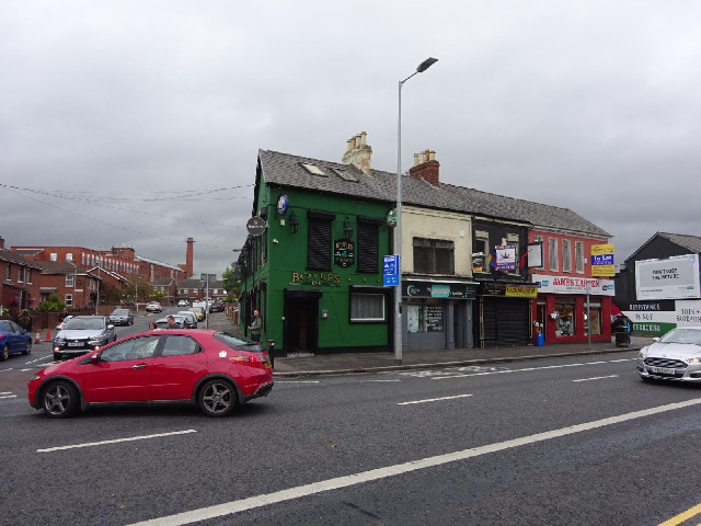 The Falls Road, a republican area of Belfast.