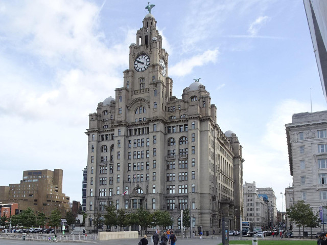 The Royal Liver Building.