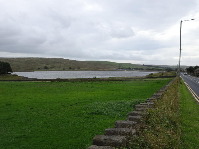 Clowbridge Reservoir, near the top of the hill.