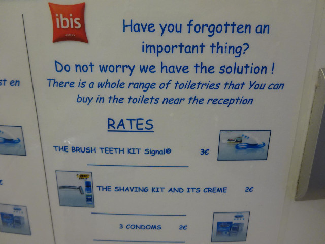 Buy in the toilets?